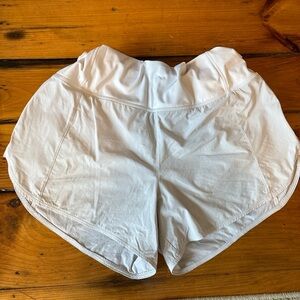 Women's White Athletic Shorts